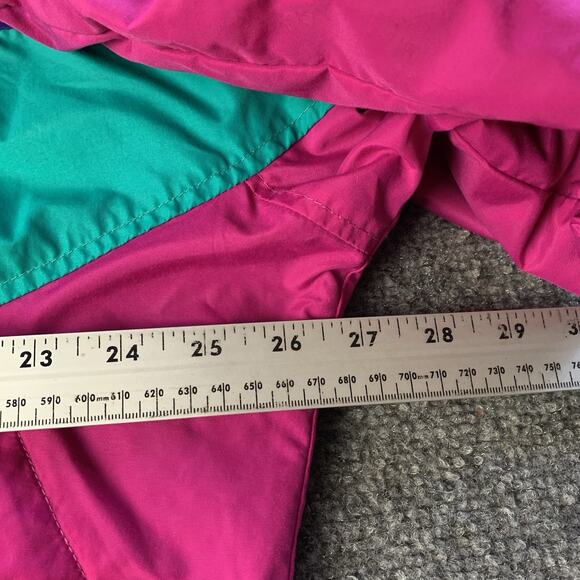 Vintage 90s Columbia Jacket Women’s XL Radial Sleeve Windbreaker Ski 100% Nylon - Picture 9 of 14